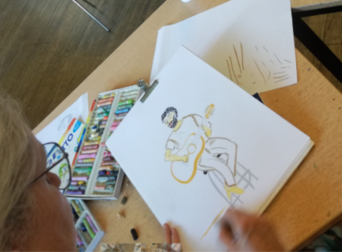 Atelier dessin, croquis, Portrait Marc